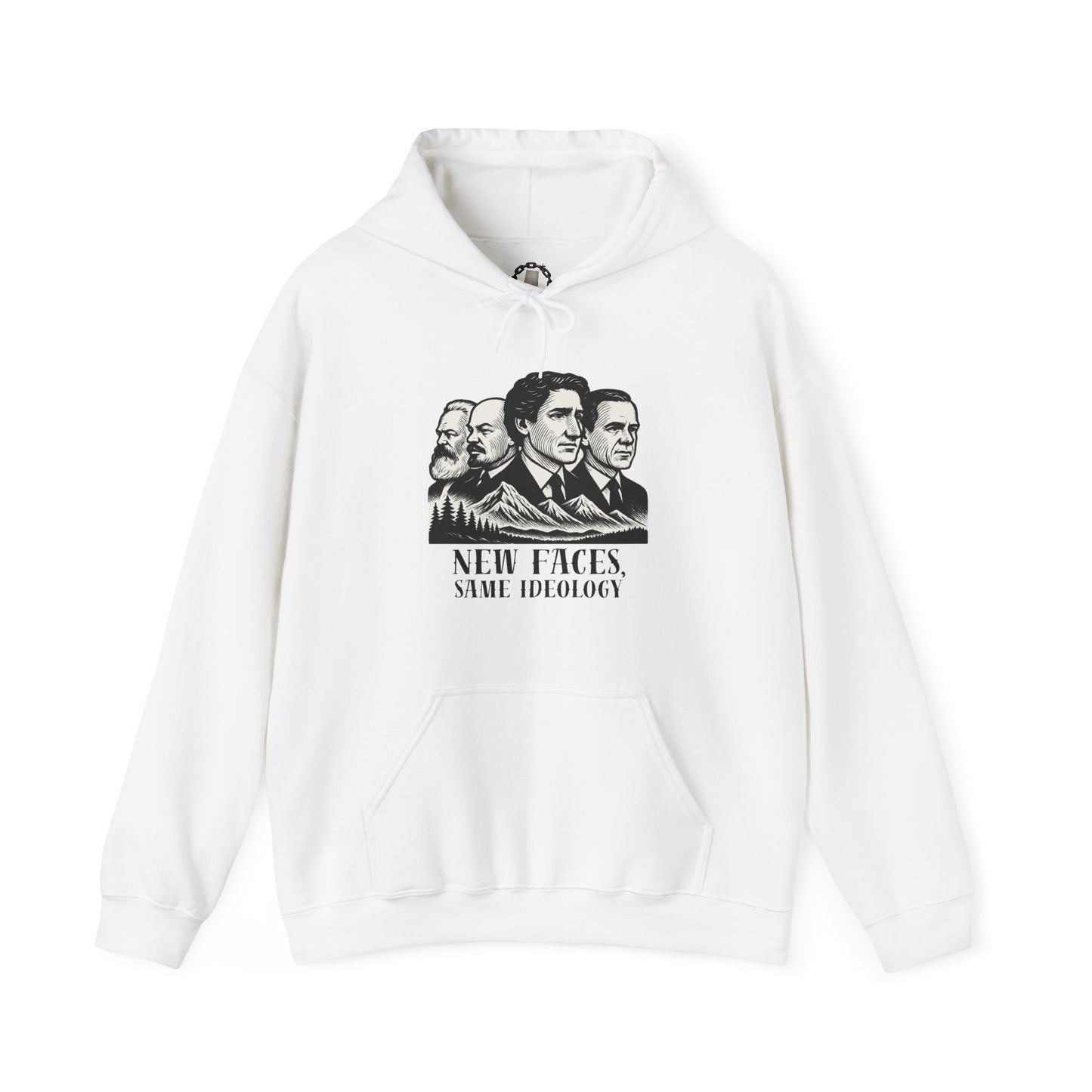 "New Faces, Same Ideology" Hoodie