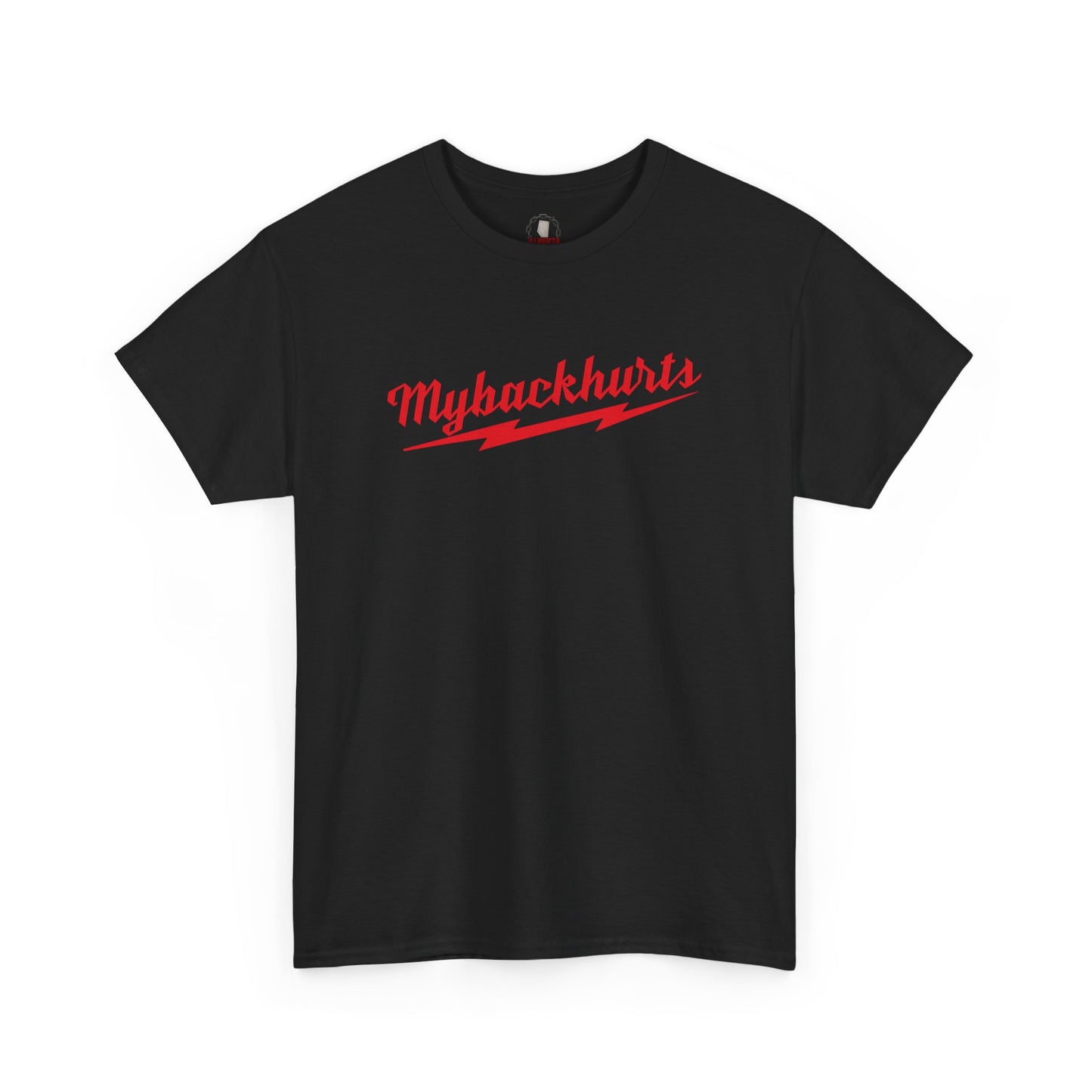 "Mybackhurts" T-Shirt, Red Logo