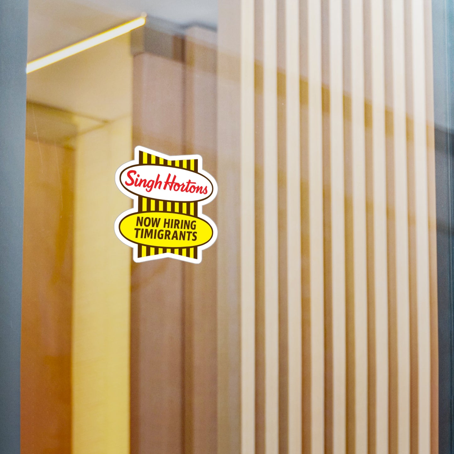 "Singh Hortons" Sticker