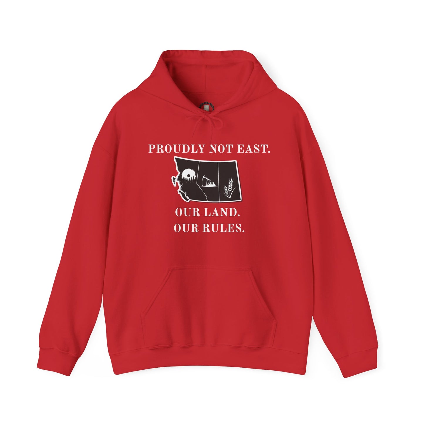 "Proudly Not East" Hoodie