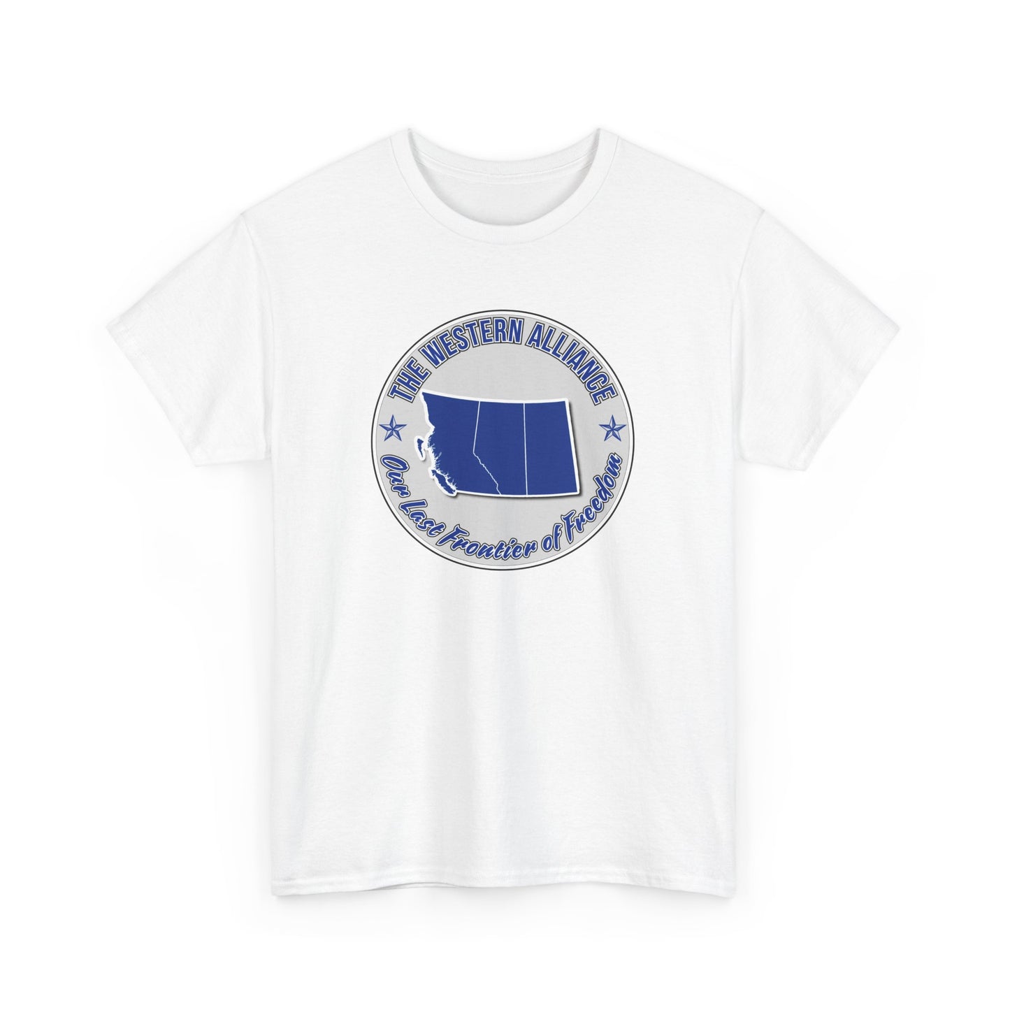 "Western Alliance, Blue" T-shirt