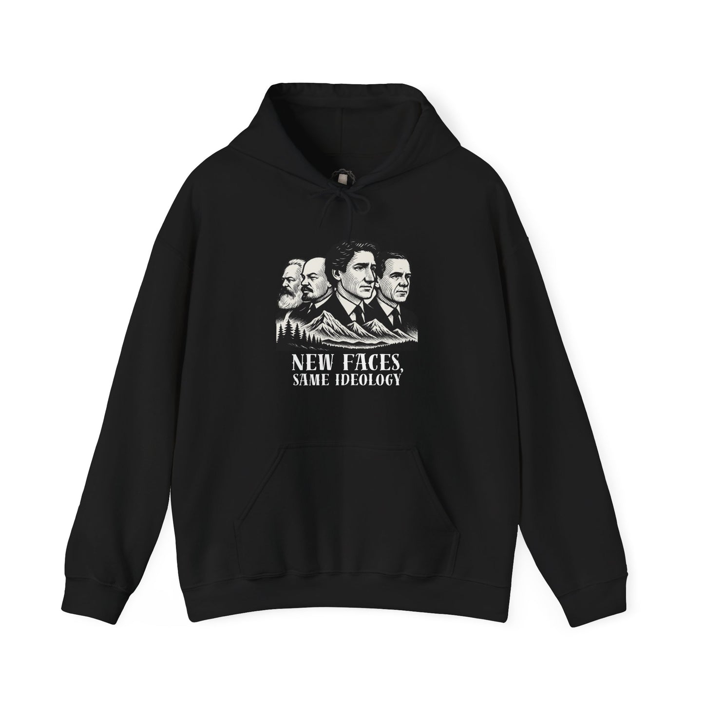 "New Faces, Same Ideology" Hoodie