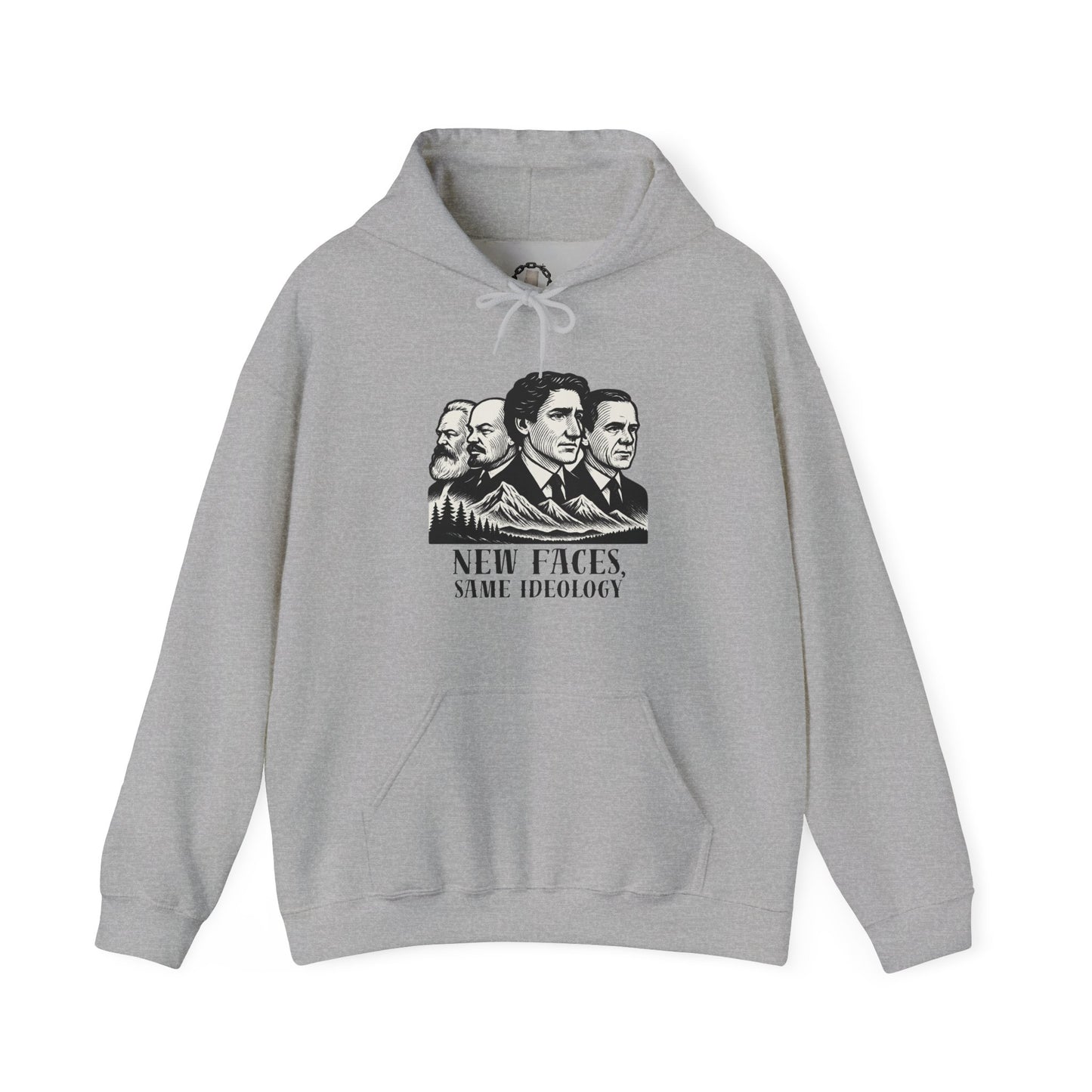 "New Faces, Same Ideology" Hoodie