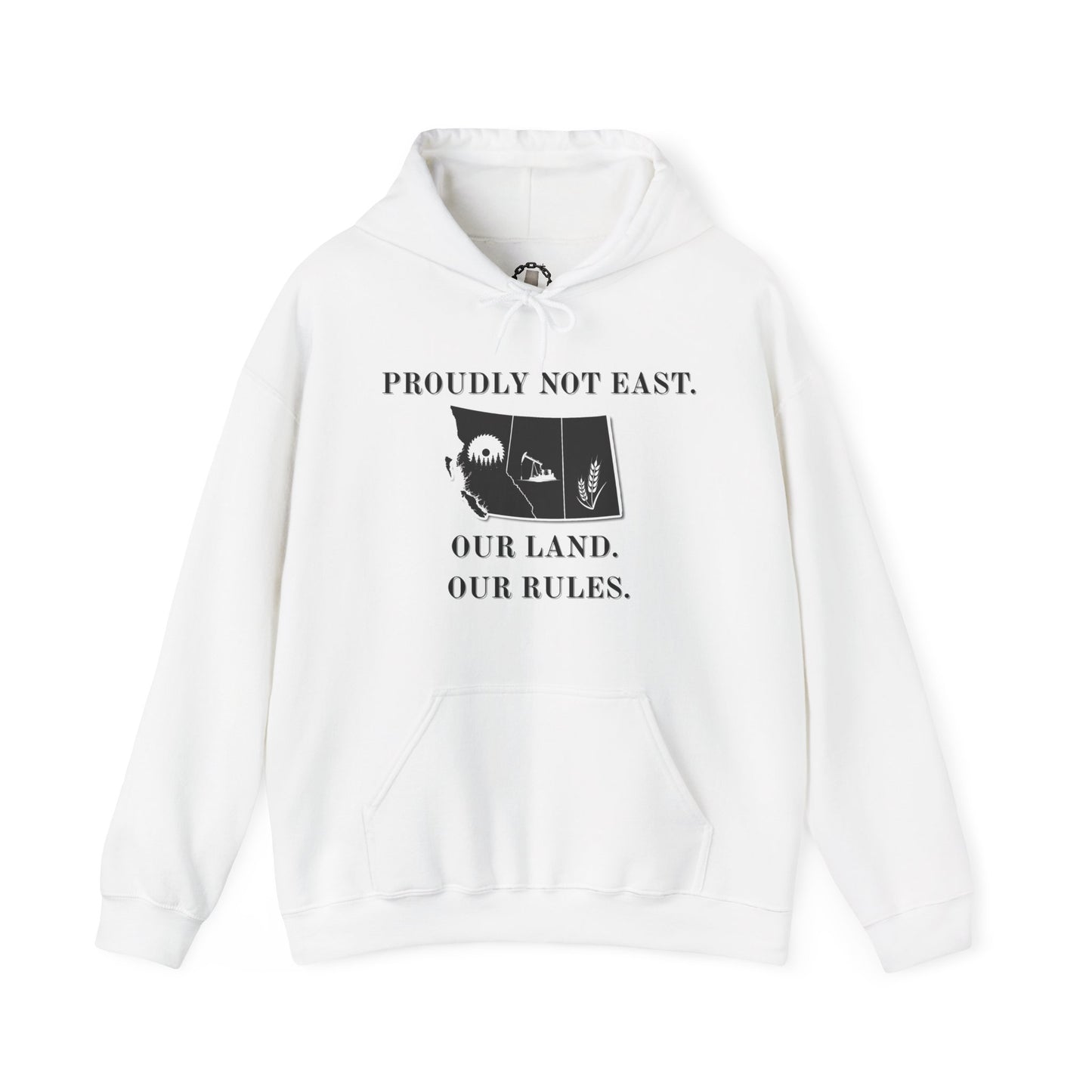 "Proudly Not East" Hoodie