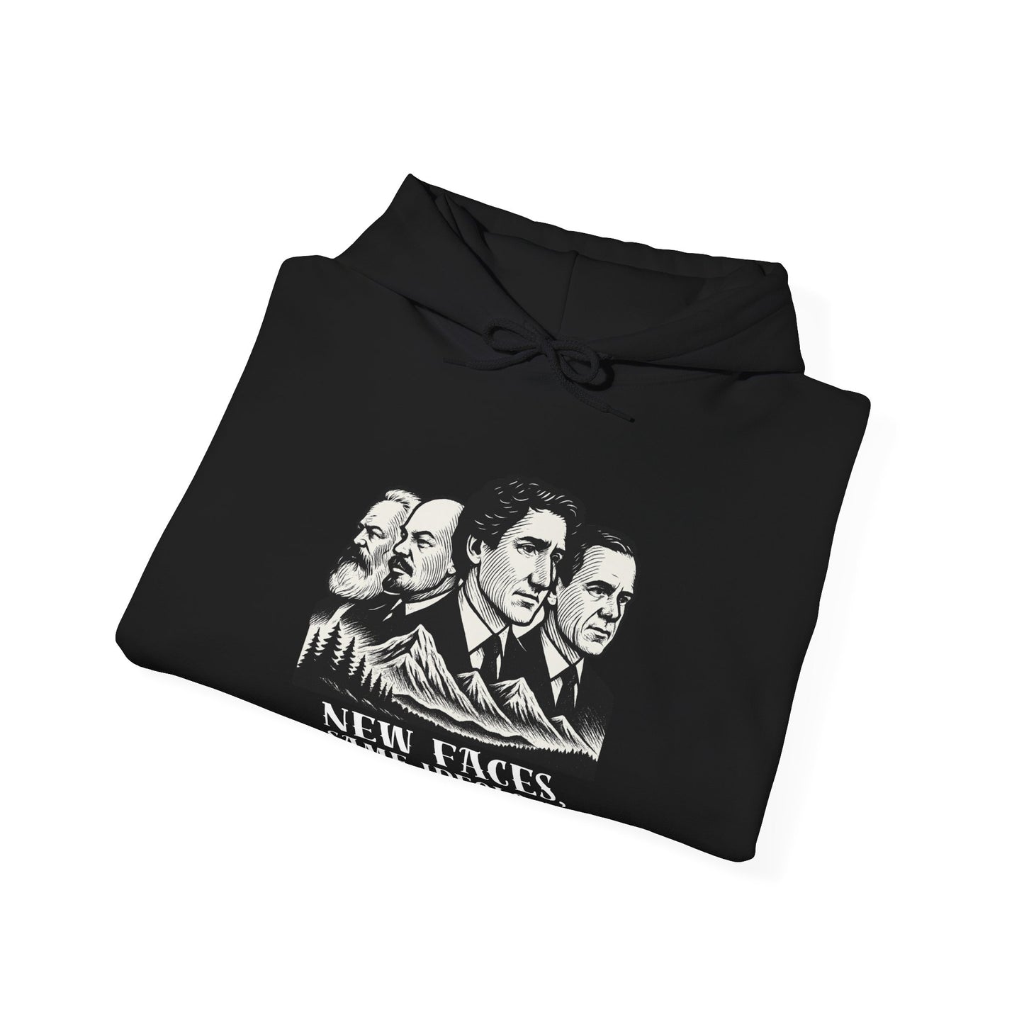 "New Faces, Same Ideology" Hoodie