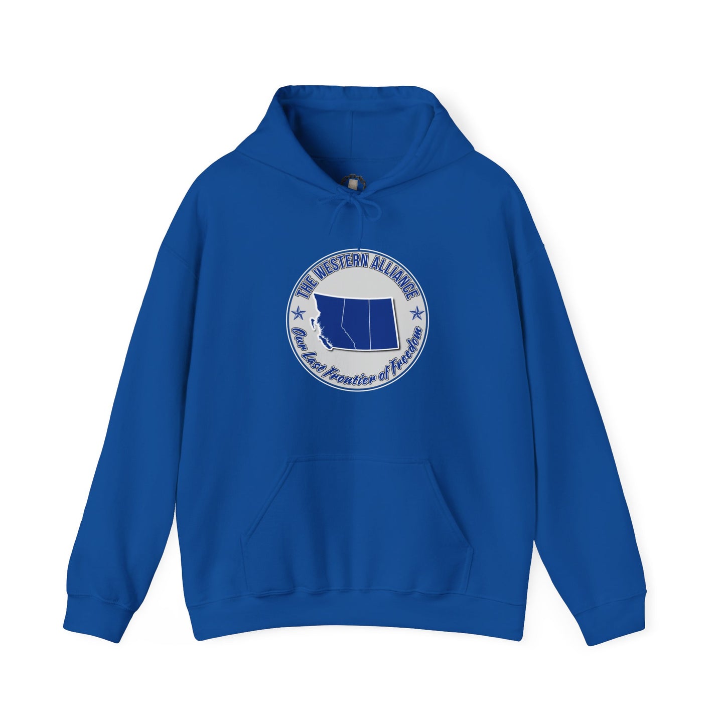 "Western Alliance, Blue" Hoodie