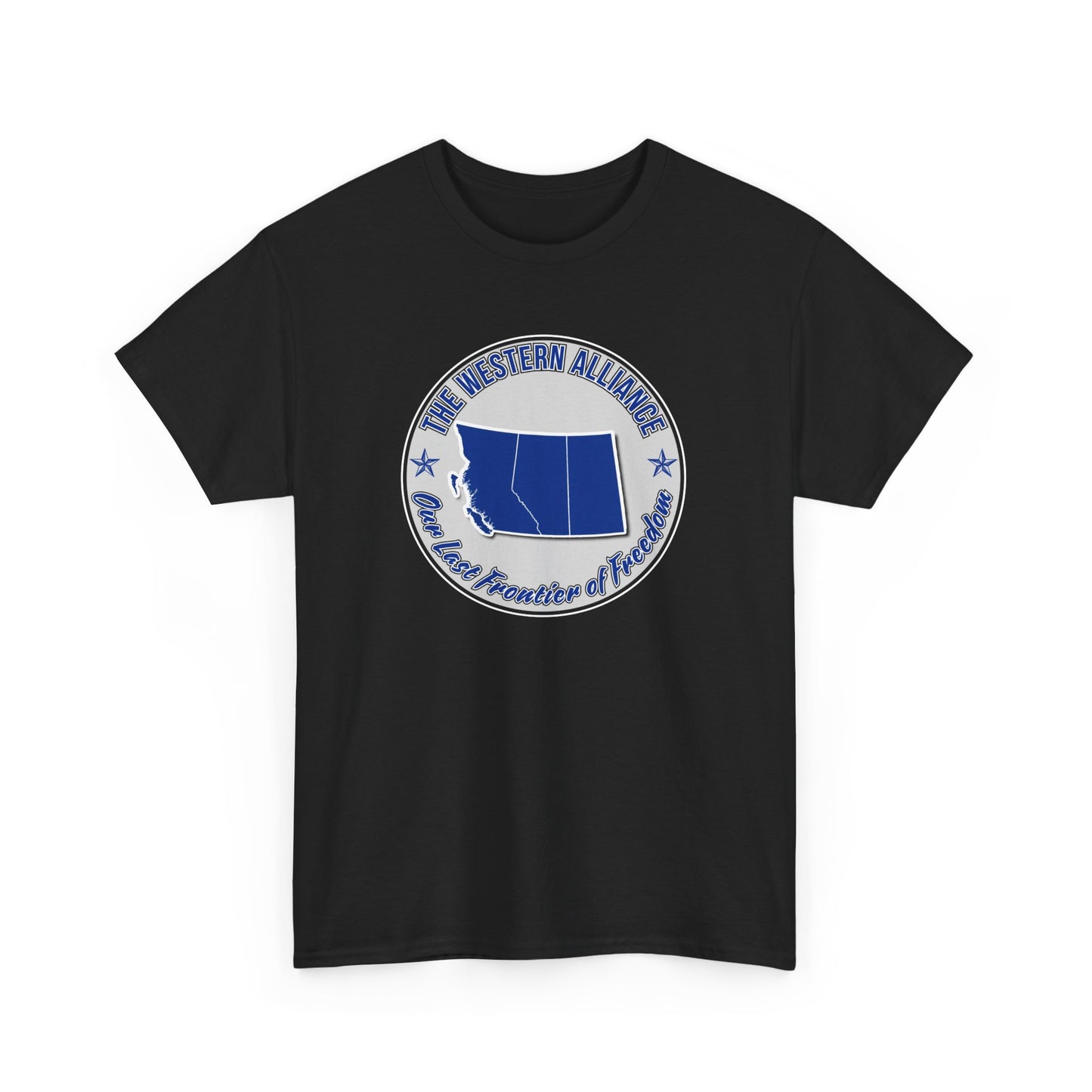 "Western Alliance, Blue" T-shirt