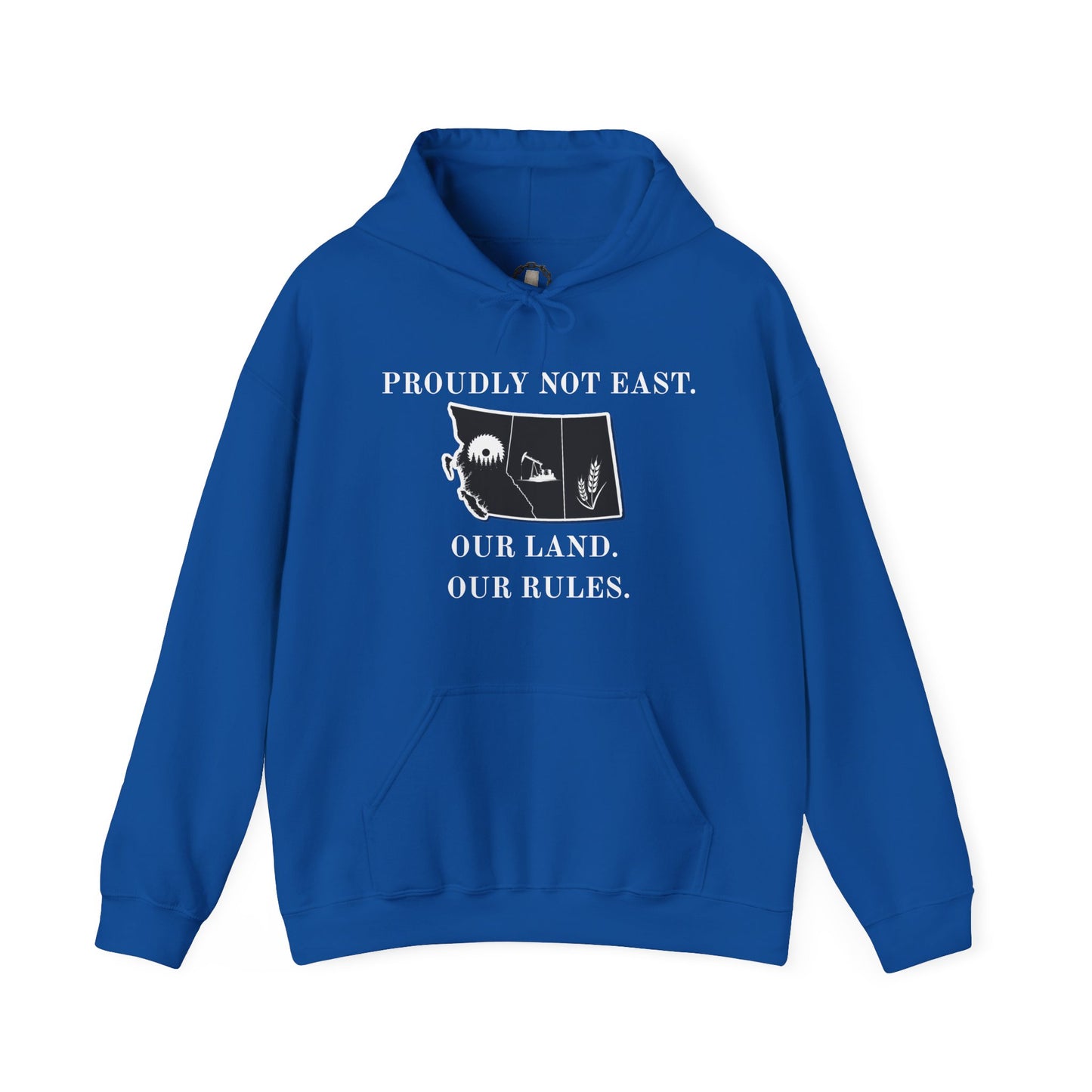 "Proudly Not East" Hoodie