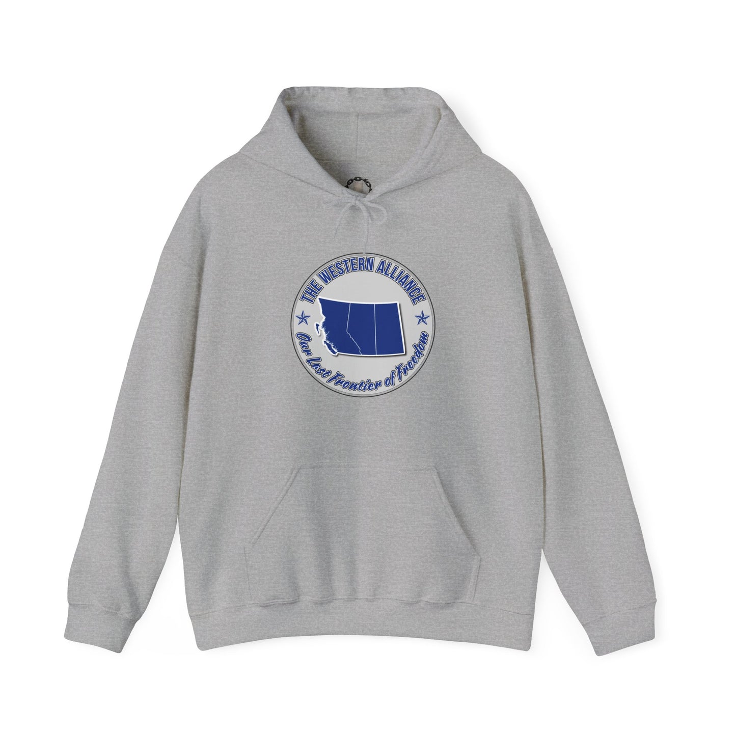 "Western Alliance, Blue" Hoodie