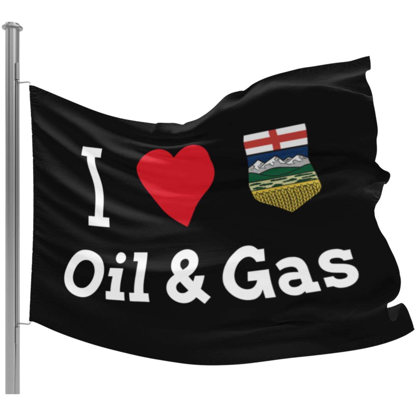 "Support AB Oil & Gas" Flag