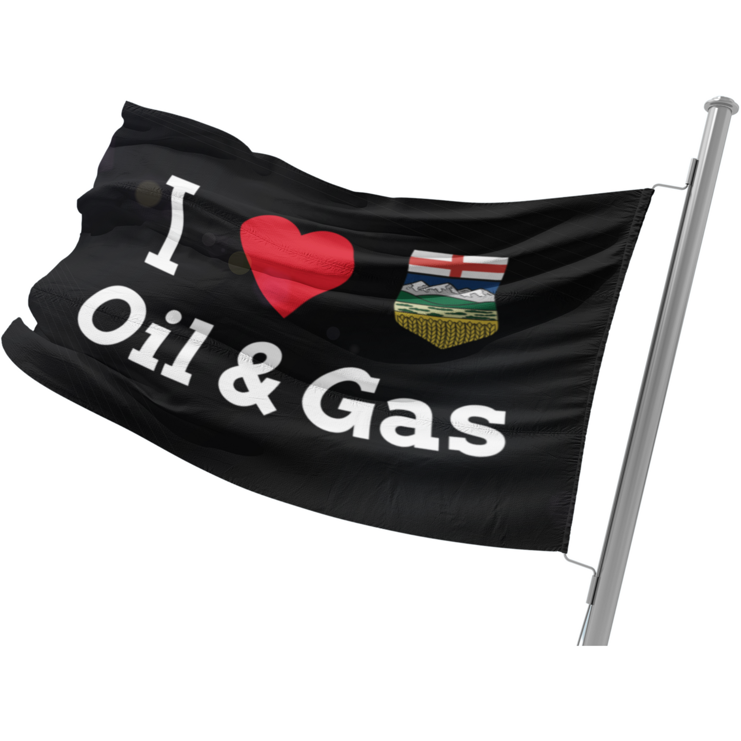 "Support AB Oil & Gas" Flag