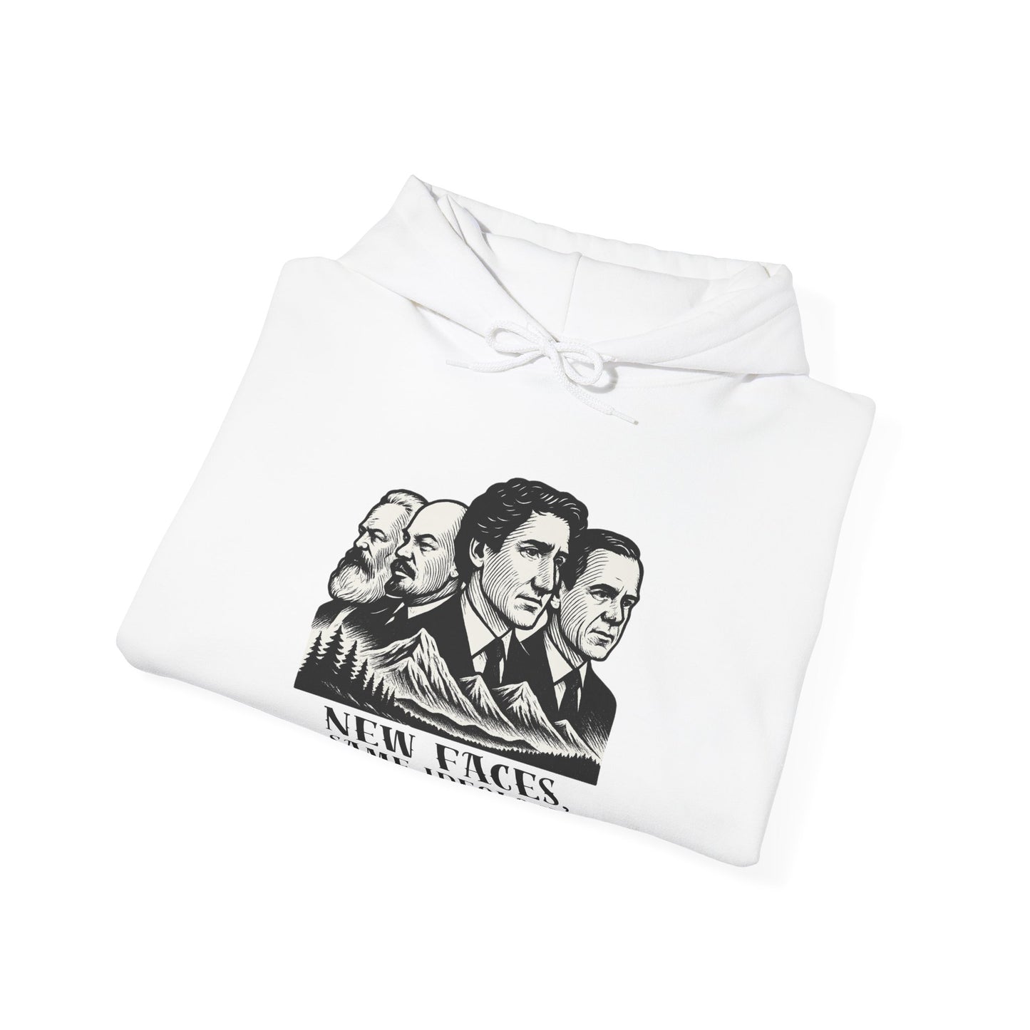 "New Faces, Same Ideology" Hoodie