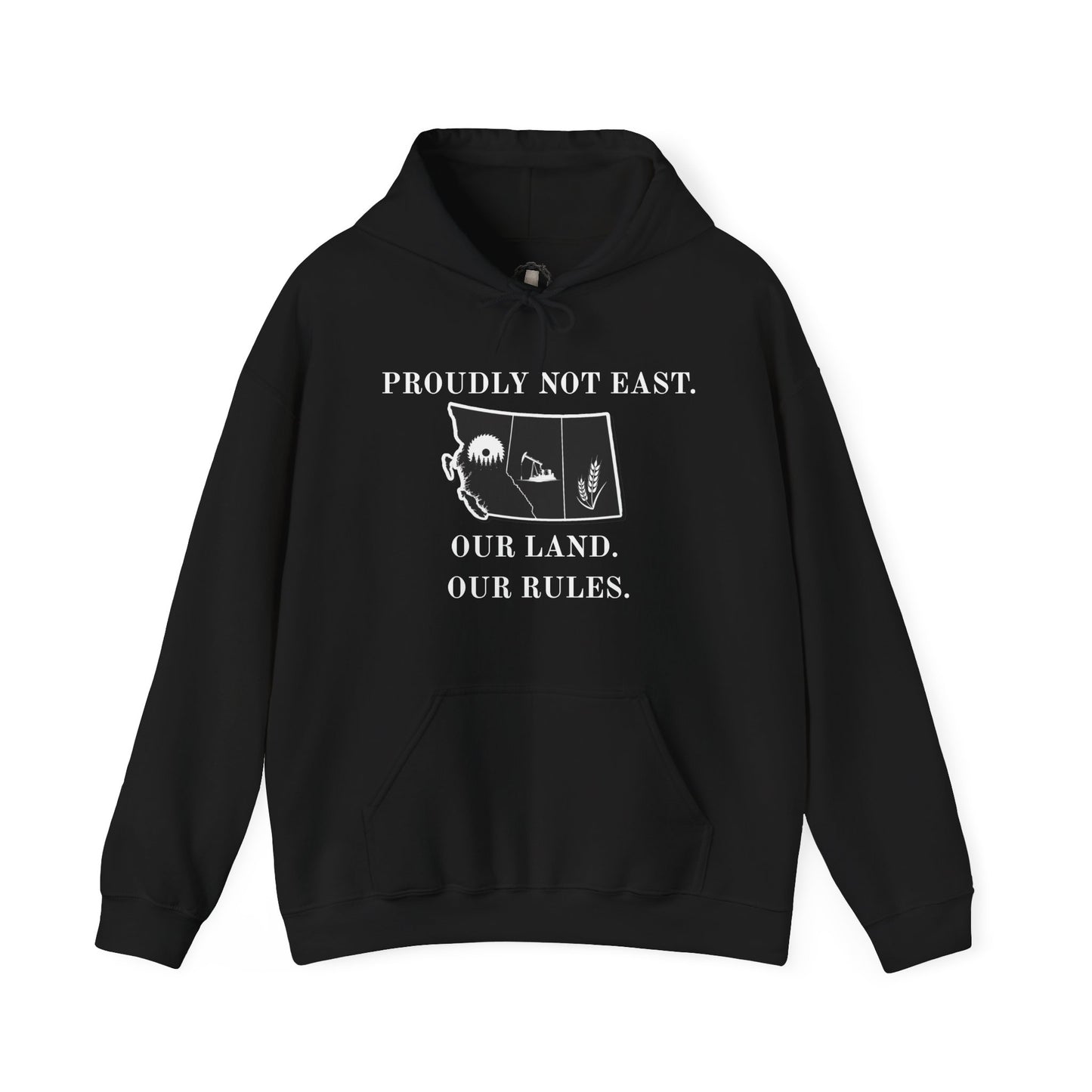 "Proudly Not East" Hoodie