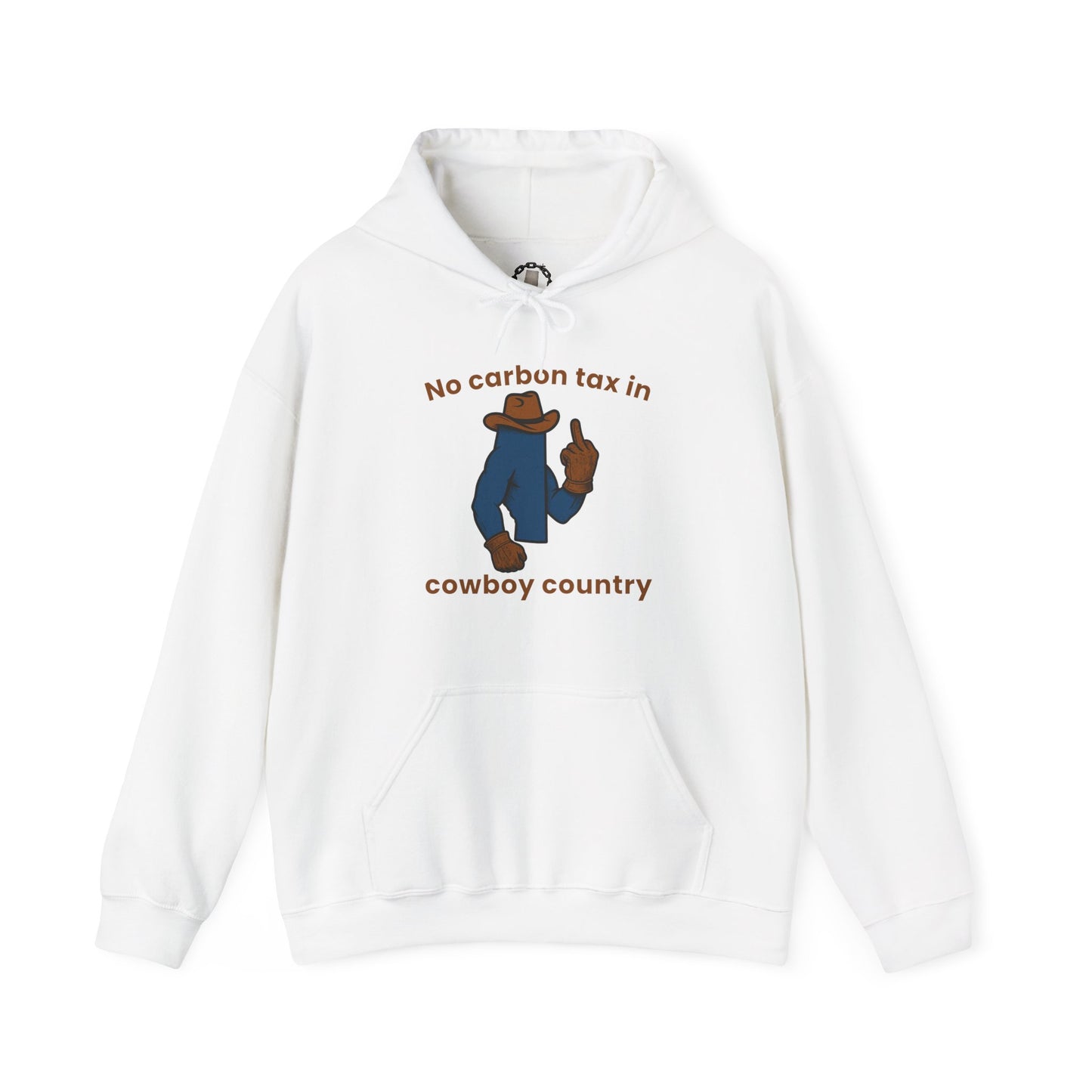 "No Carbon Tax in Cowboy Country" Hoodie