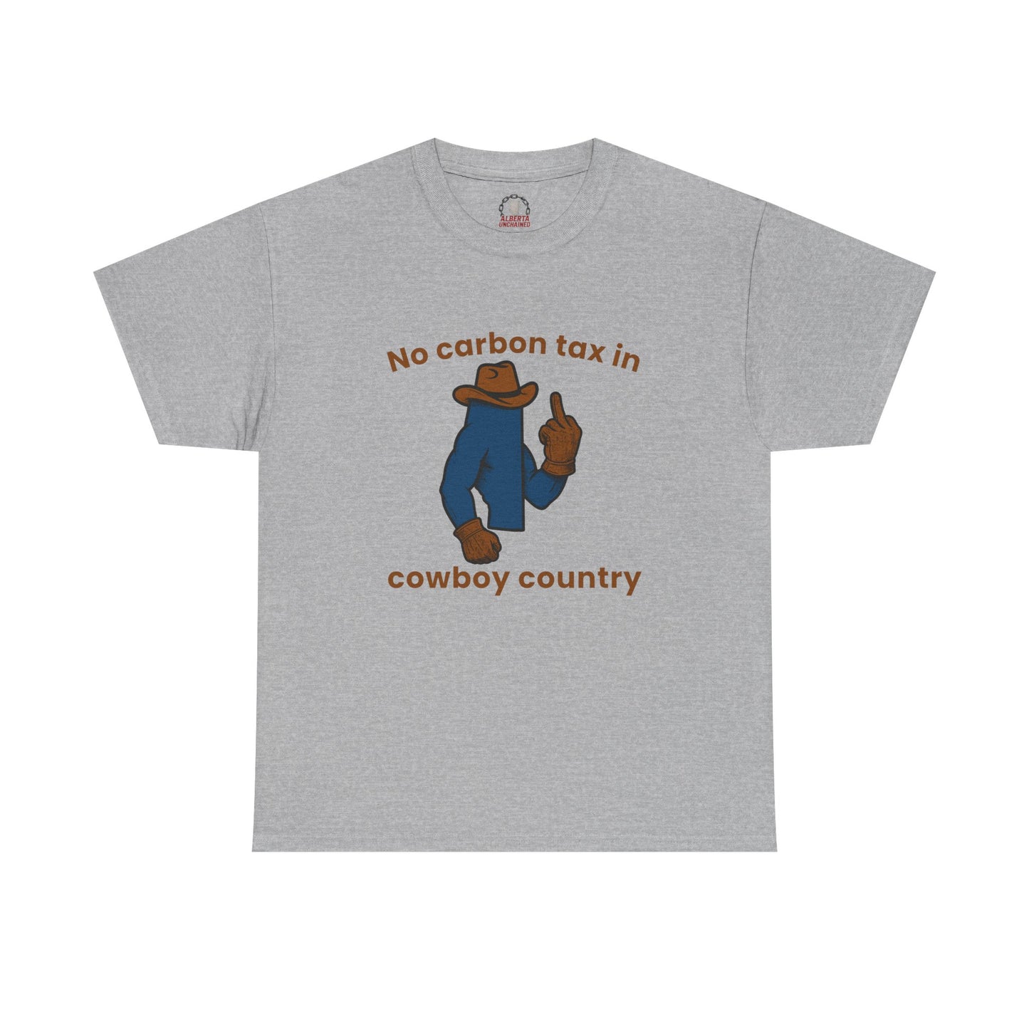 "No Carbon Tax in Cowboy Country" T-Shirt