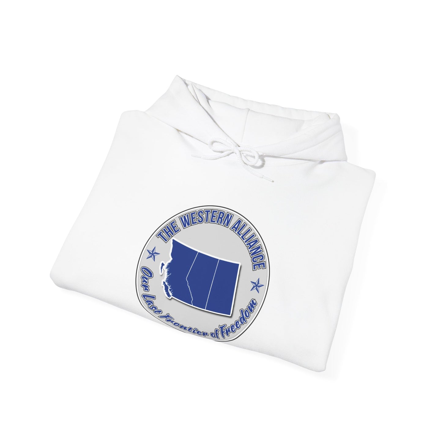 "Western Alliance, Blue" Hoodie