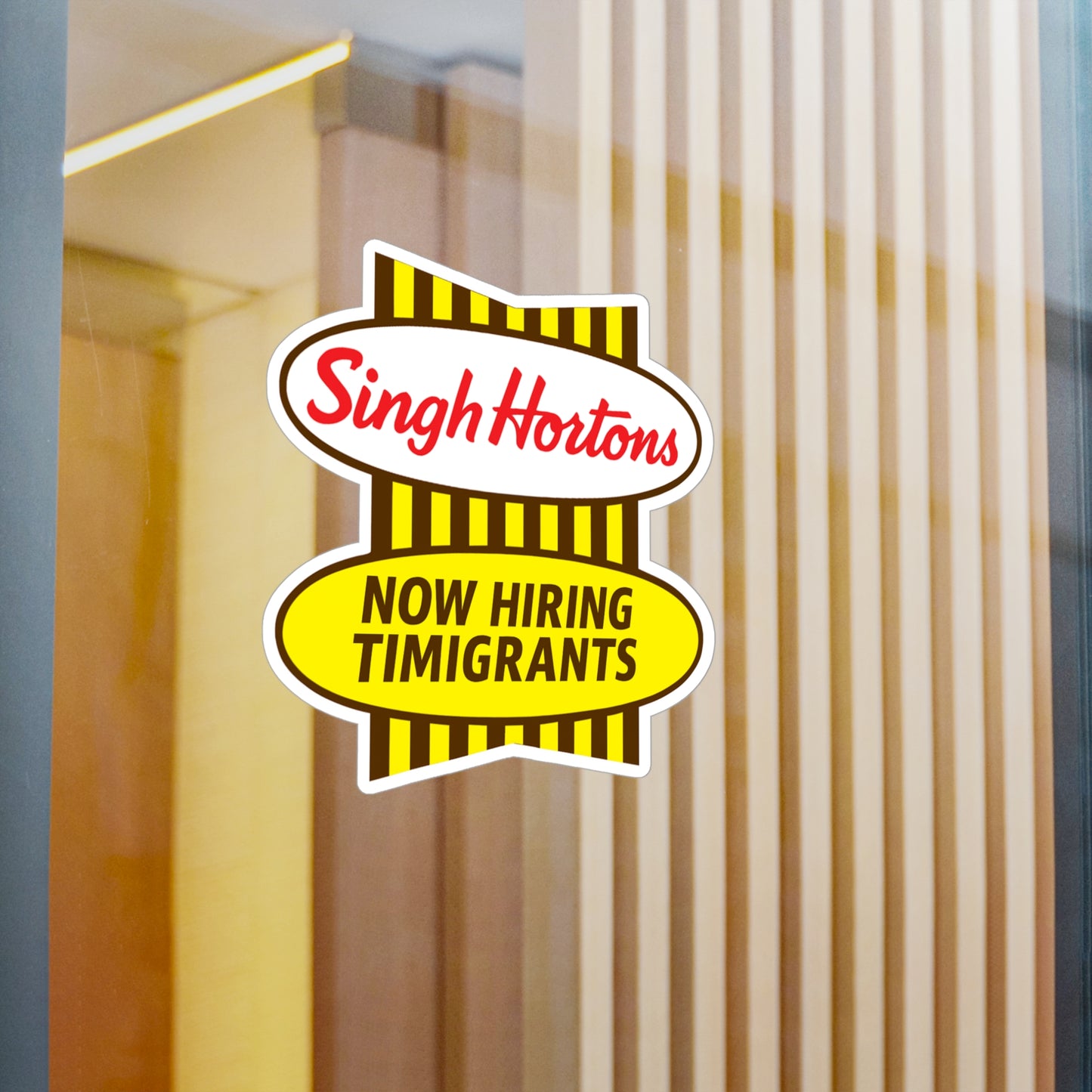 "Singh Hortons" Sticker