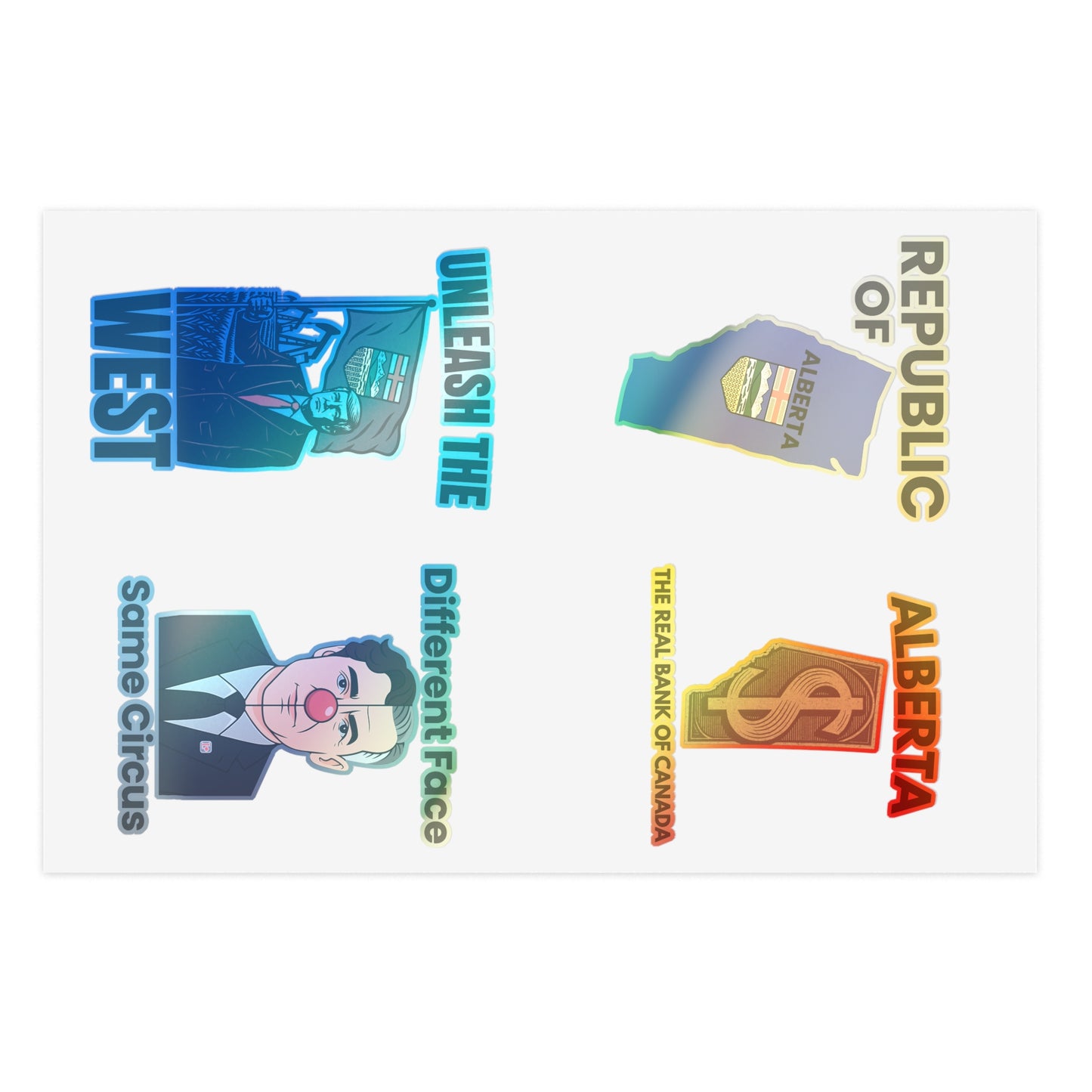 Mixed Sticker Pack of 4