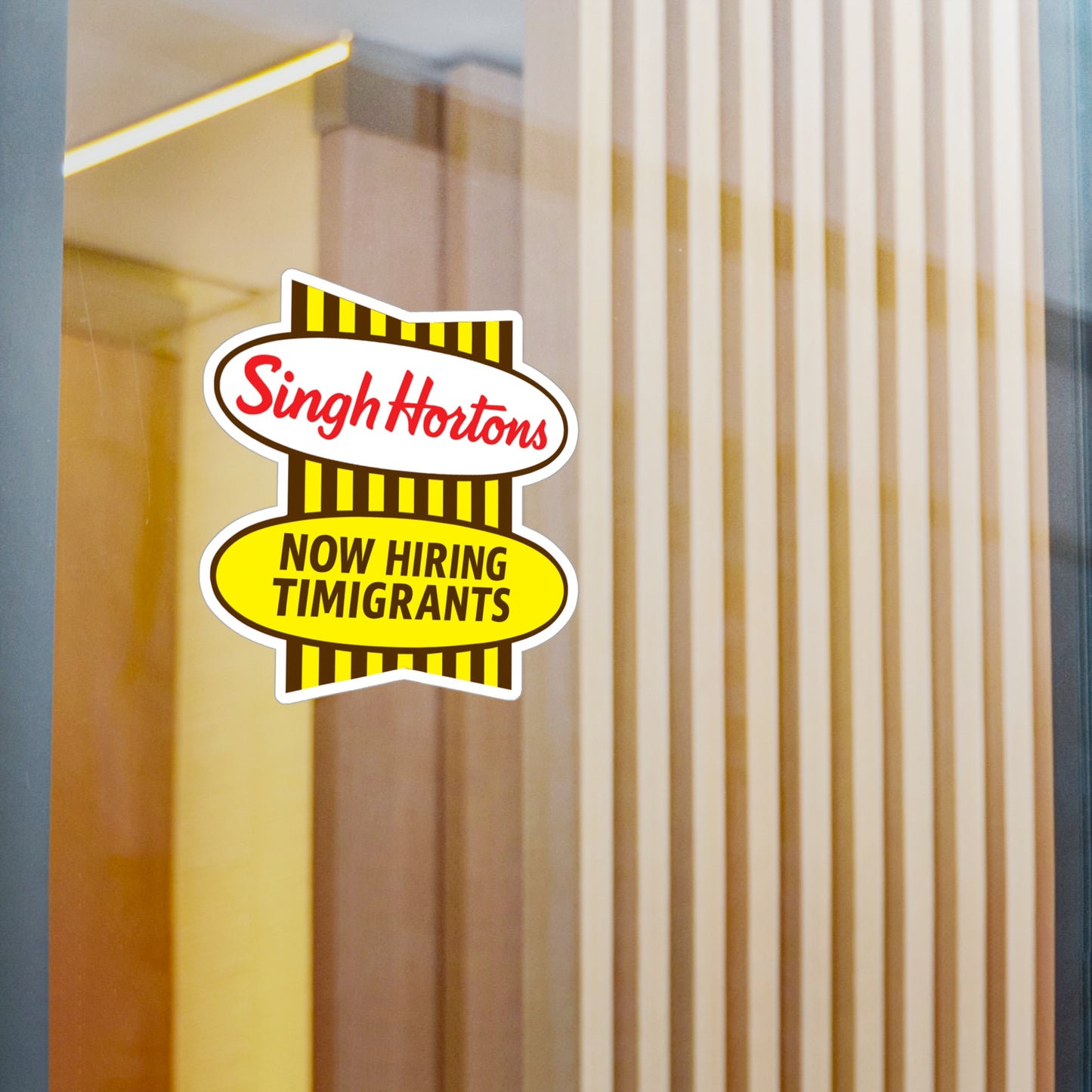 "Singh Hortons" Sticker
