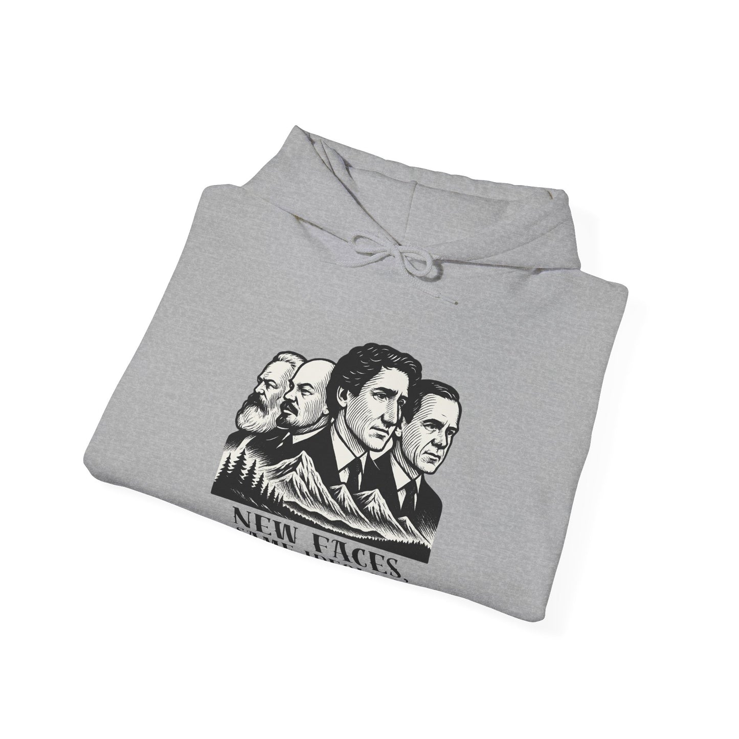 "New Faces, Same Ideology" Hoodie