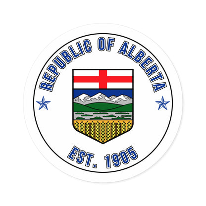 "Republic of Alberta" Round Sticker