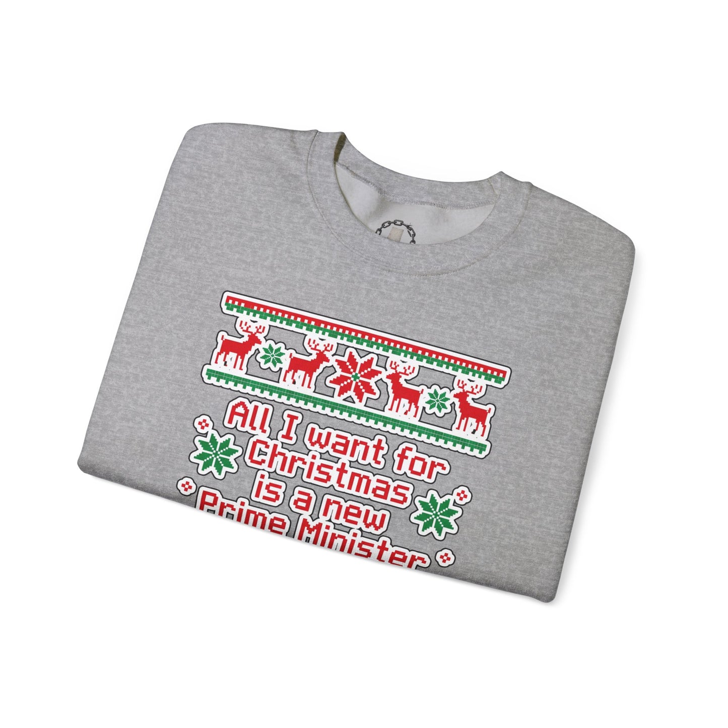 "New Prime Minister" Christmas Crewneck