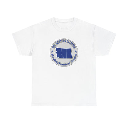 "Western Alliance, Blue" T-shirt