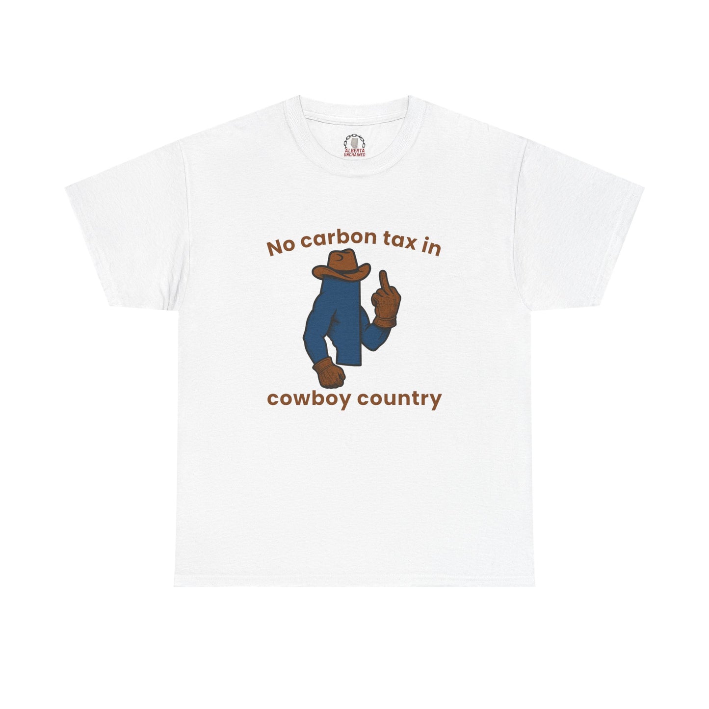 "No Carbon Tax in Cowboy Country" T-Shirt