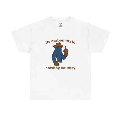 "No Carbon Tax in Cowboy Country" T-Shirt