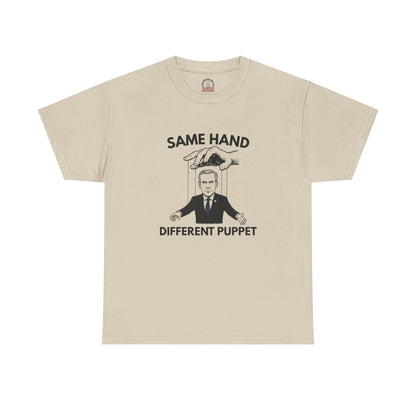 "Same Hand, Different Puppet" T-Shirt