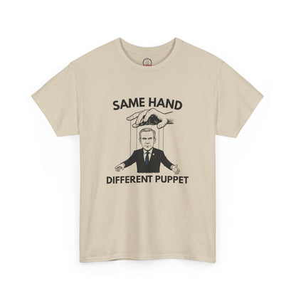 "Same Hand, Different Puppet" T-Shirt