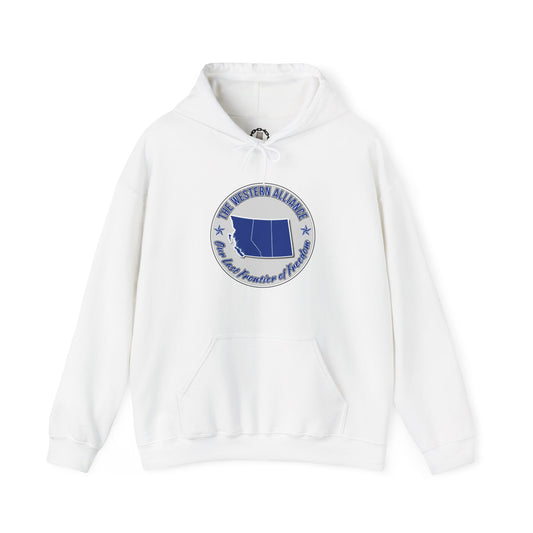 "Western Alliance, Blue" Hoodie