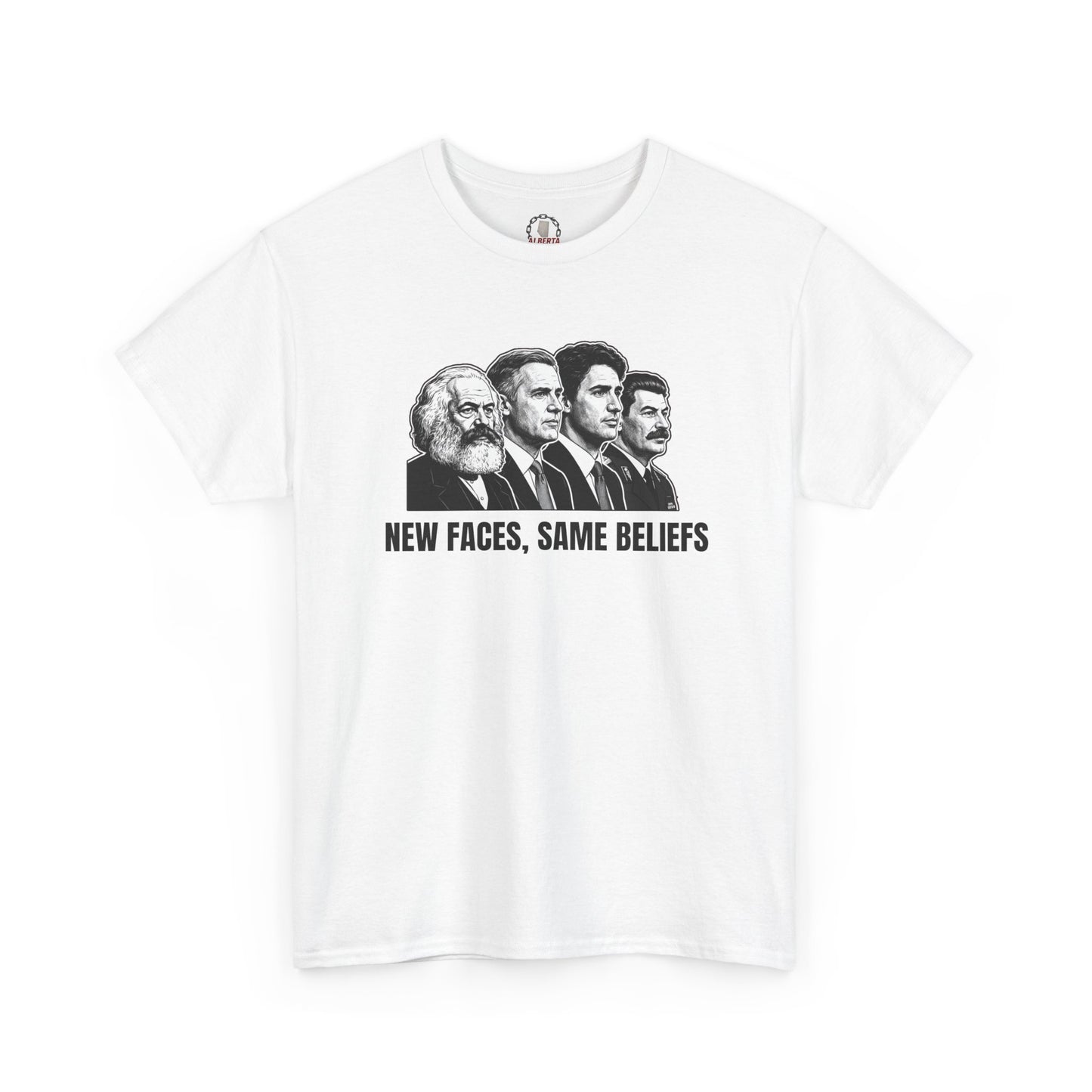 "New Faces, Same Beliefs" T-Shirt