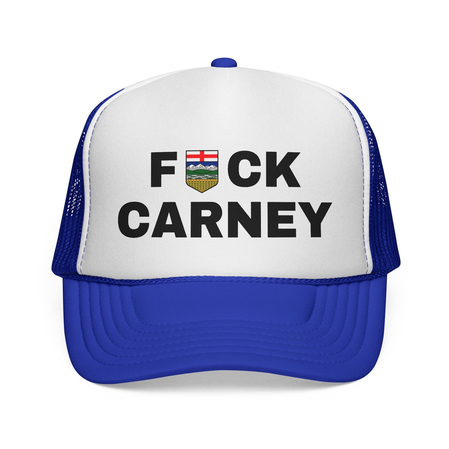 "F Carney Crest" Trucker Hat