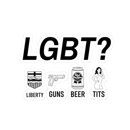 "LGBT..." Sticker