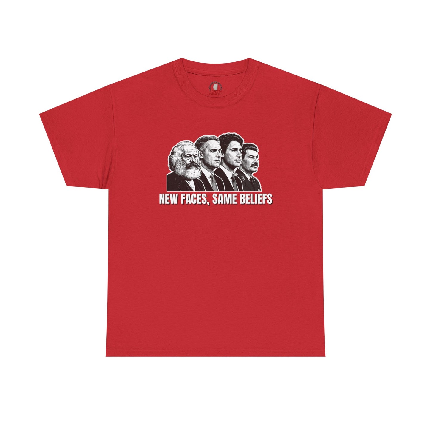 "New Faces, Same Beliefs" T-Shirt