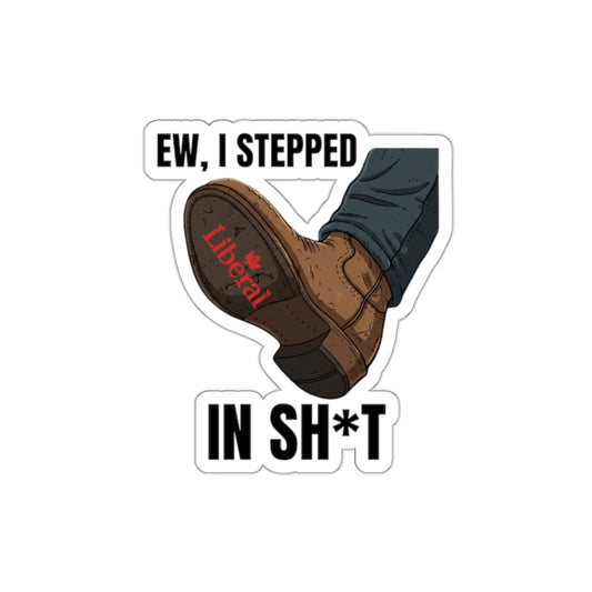 "I stepped in sh*t" Sticker
