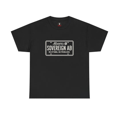 "Sovereign AB License Plate" T-Shirt