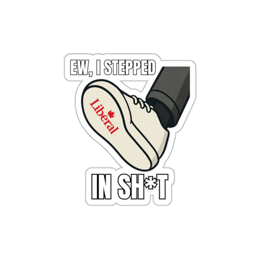 "I stepped in sh*t" Sticker