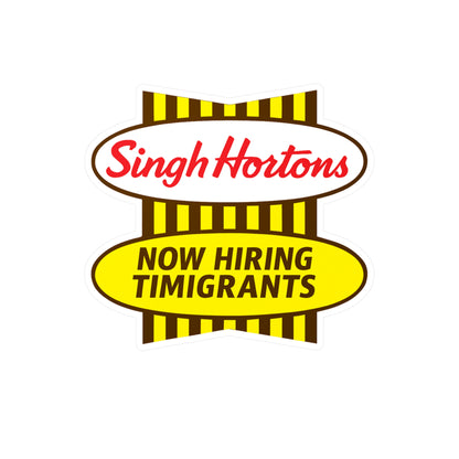 "Singh Hortons" Sticker