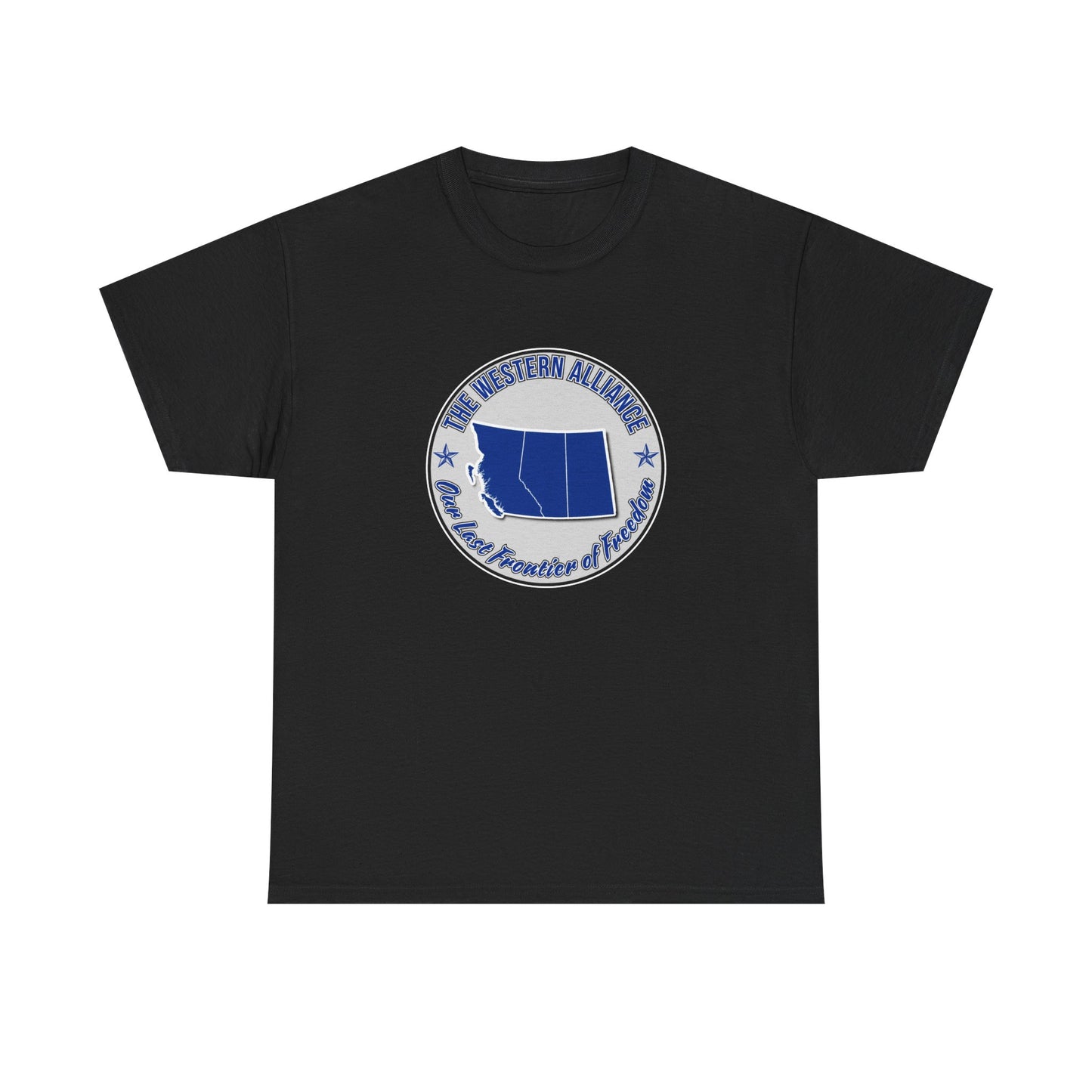"Western Alliance, Blue" T-shirt
