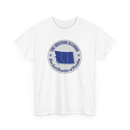 "Western Alliance, Blue" T-shirt