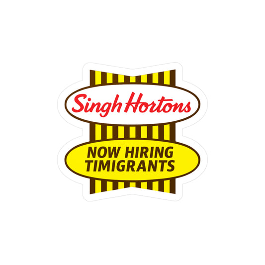 "Singh Hortons" Sticker