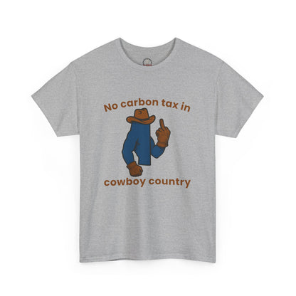 "No Carbon Tax in Cowboy Country" T-Shirt