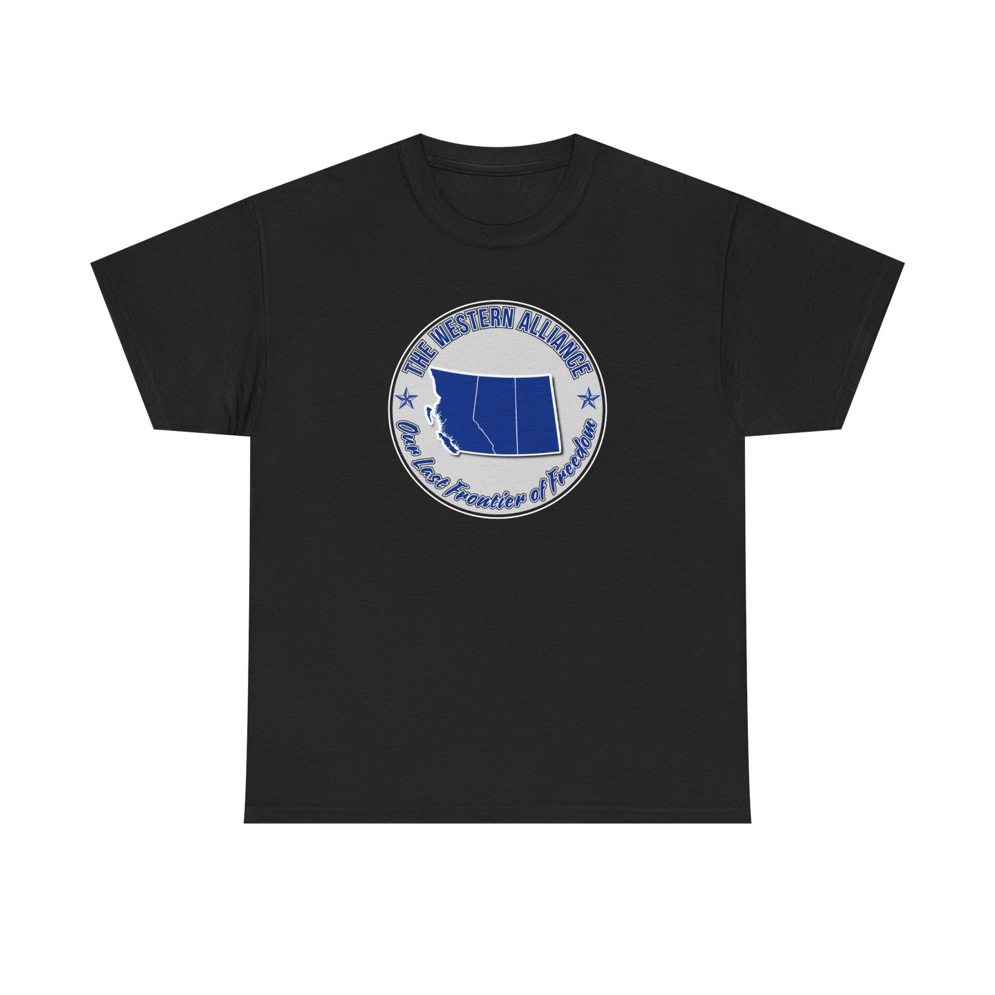 "Western Alliance, Blue" T-shirt