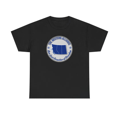 "Western Alliance, Blue" T-shirt