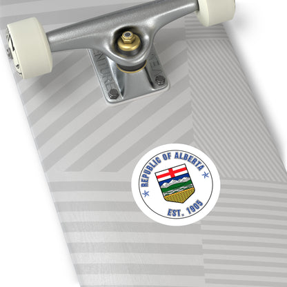 "Republic of Alberta" Round Sticker