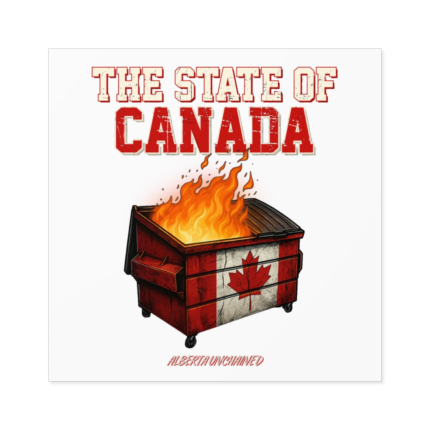 "State of Canada" Sticker