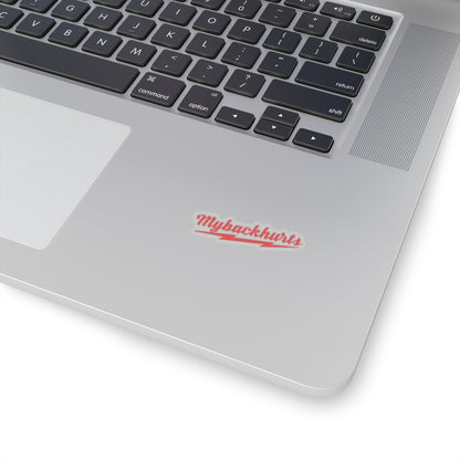 "MyBackHurts" Sticker
