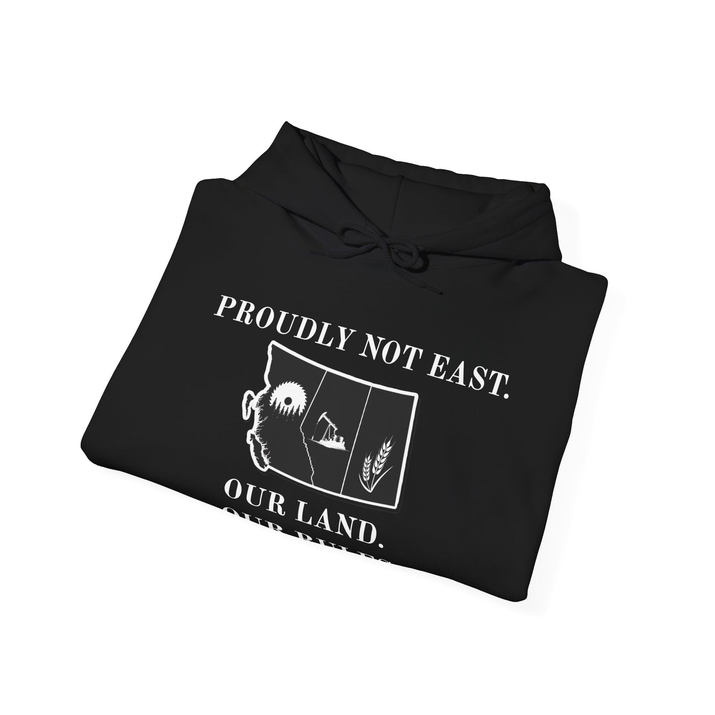 "Proudly Not East" Hoodie